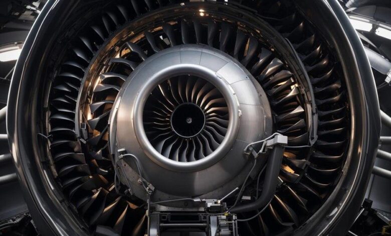 صيانة محركات الطائرات