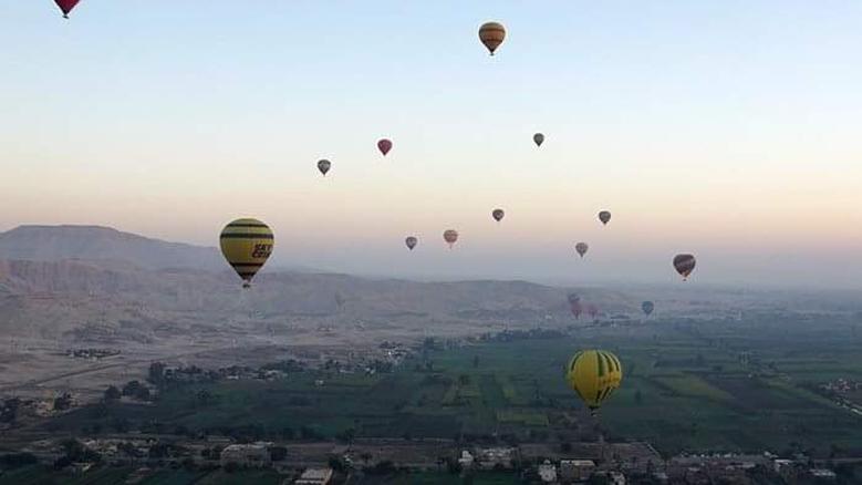 انفجار بالون رصد غرب مصر