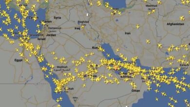 إلغاء رحلات الطيران في المنطقة