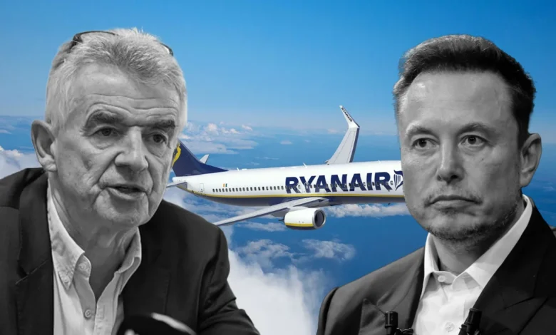 خلاف إيلون ماسك ورئيس "رايان إير"