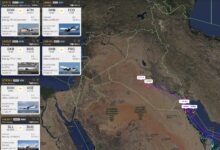 المجال الجوي بالمنطقة