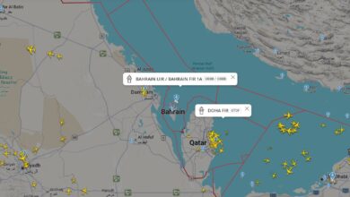 إغلاق الأجواء بالمنطقة