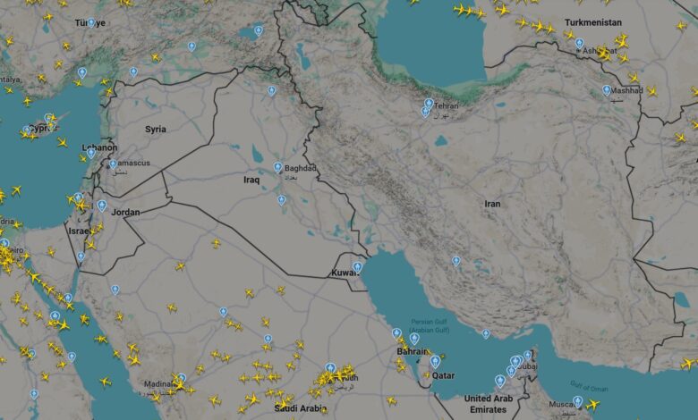 إغلاق الأجواء بالمنطقة