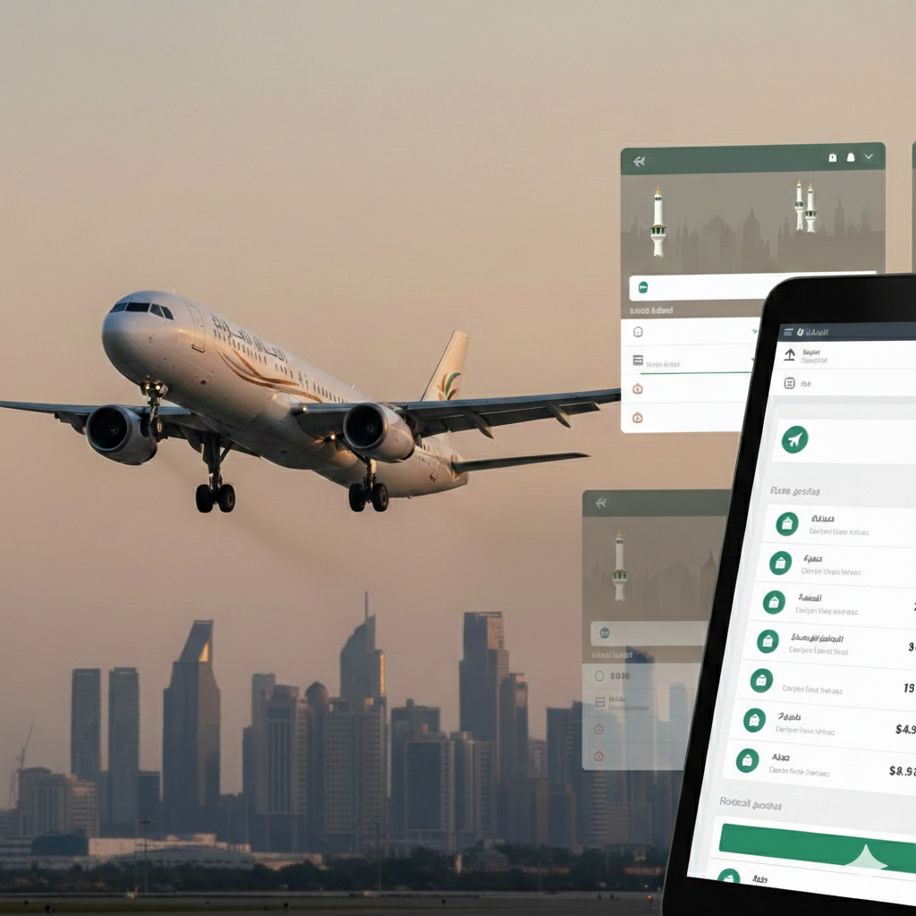 أرخص تذكرة طيران لعمرة رمضان