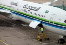 إحدى طائرات الخطوط الجوية السعودية - أرشيفية