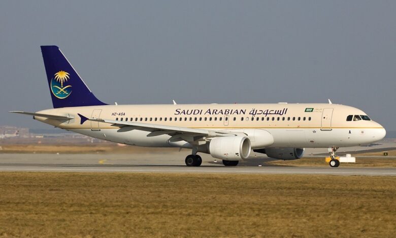 طائرة تابعة للخطوط الجوية السعودية من إيرباص - أرشيفية