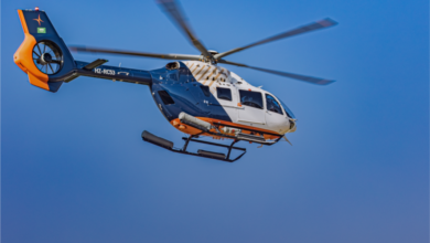 أول مسار دولي للطائرات المروحية