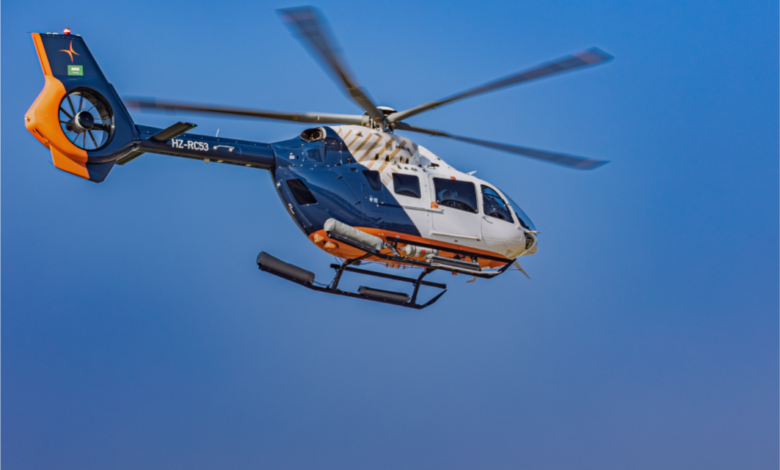 أول مسار دولي للطائرات المروحية