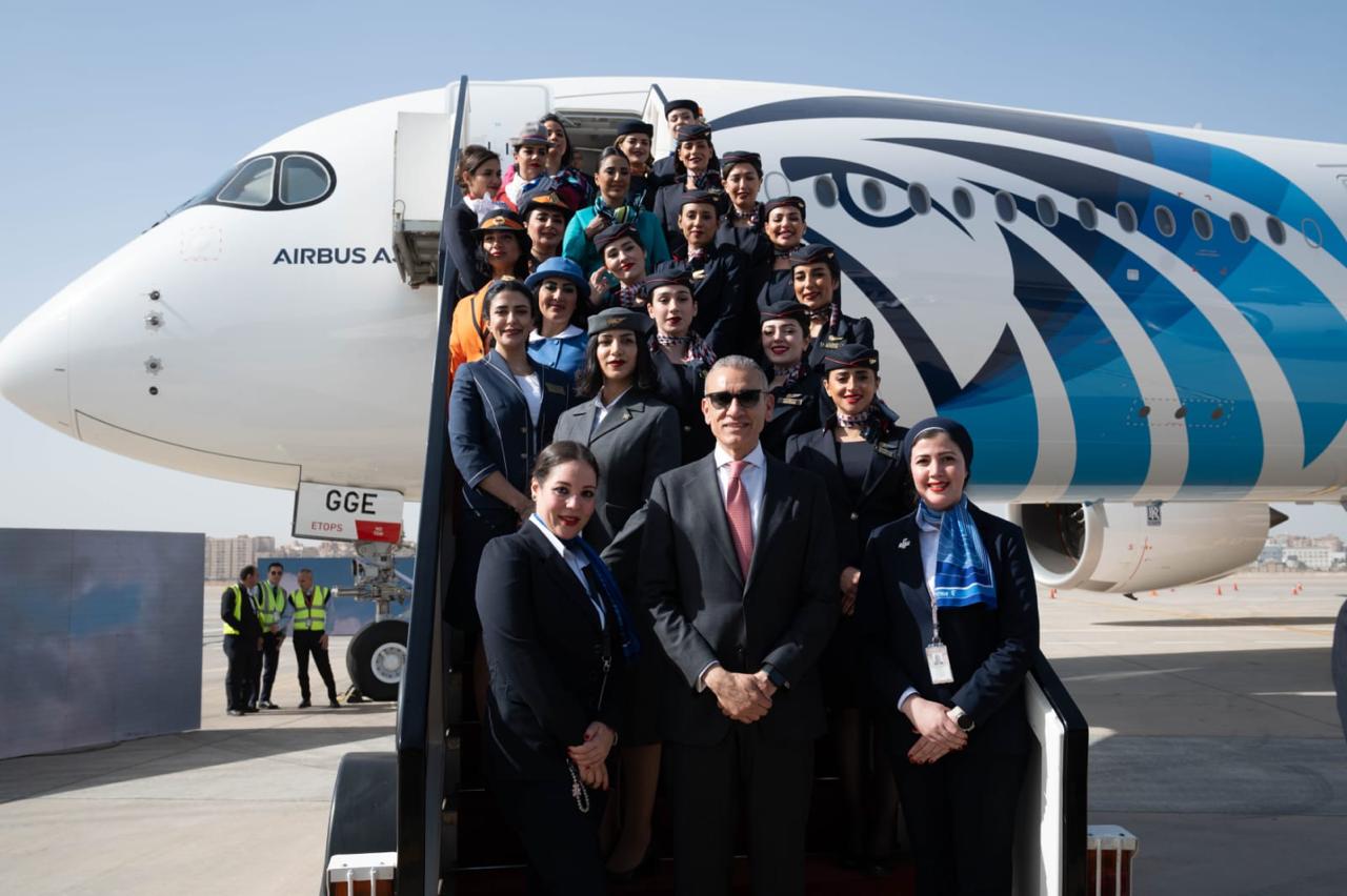 طائرة مصر للطيران الجديدة