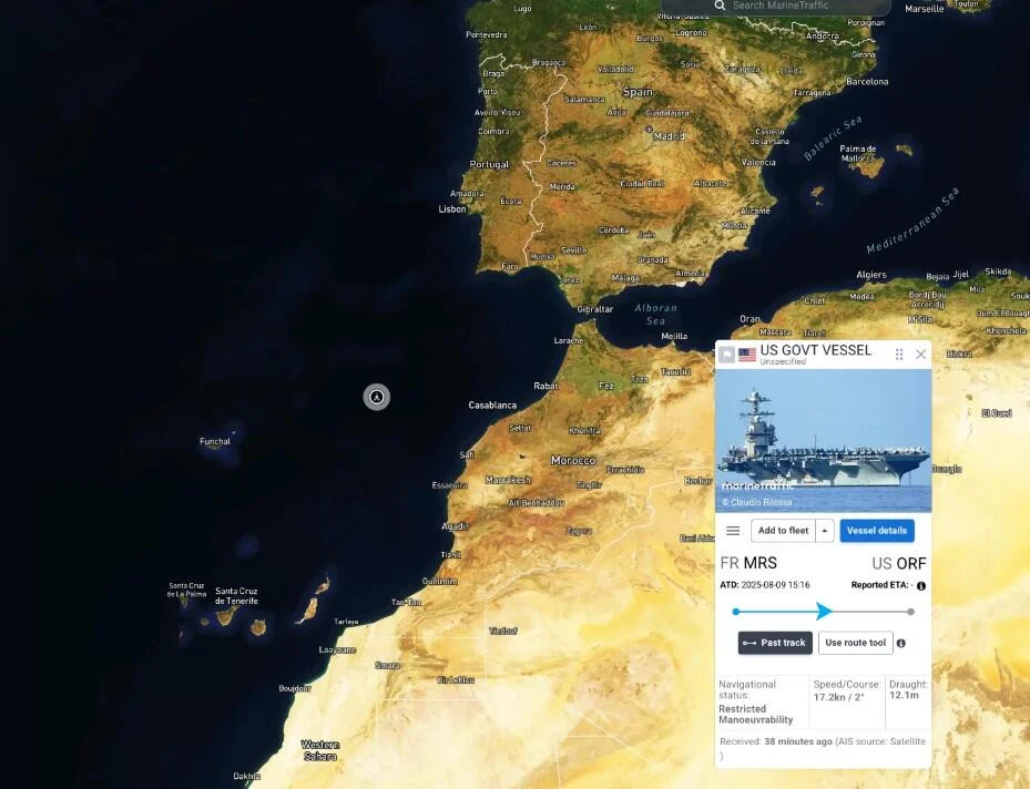 تتبع المقاتلات الأمريكية