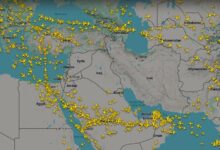 المجال الجوي بالمنطقة