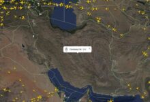 إغلاق المجال الجوي الإيراني