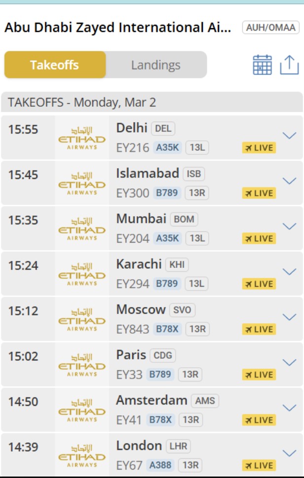 الاتحاد للطيران
