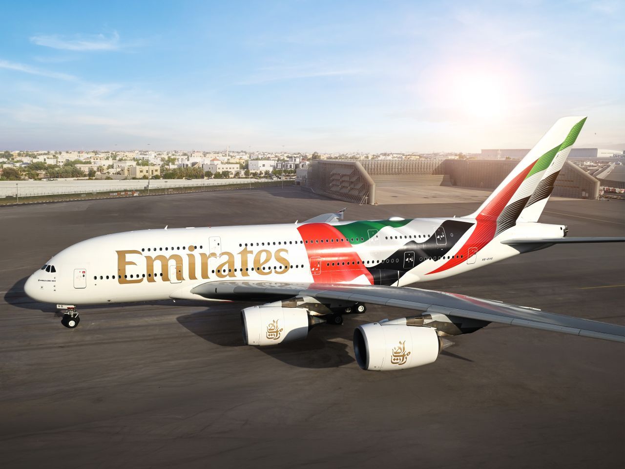 طيران الإمارات تطلق تصميم جديد يكسو طائرات A380