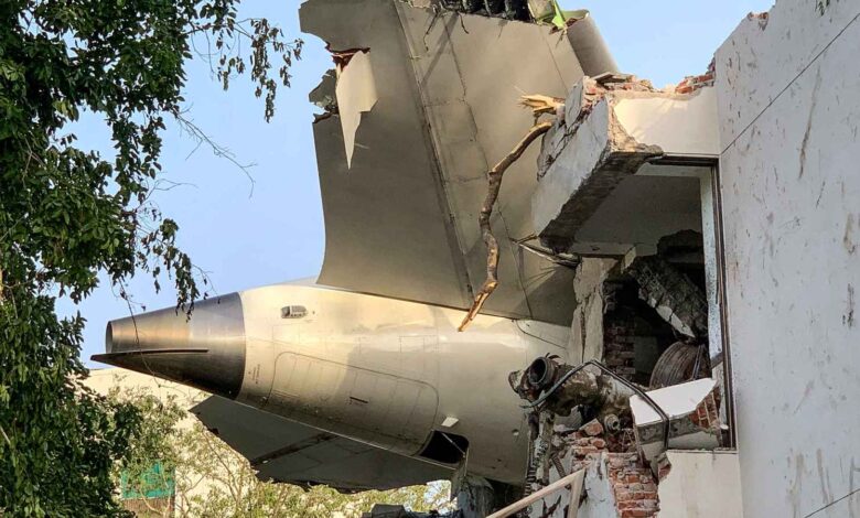 طائرة أحمد آباد المنكوبة